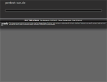 Tablet Screenshot of perfect-car.de